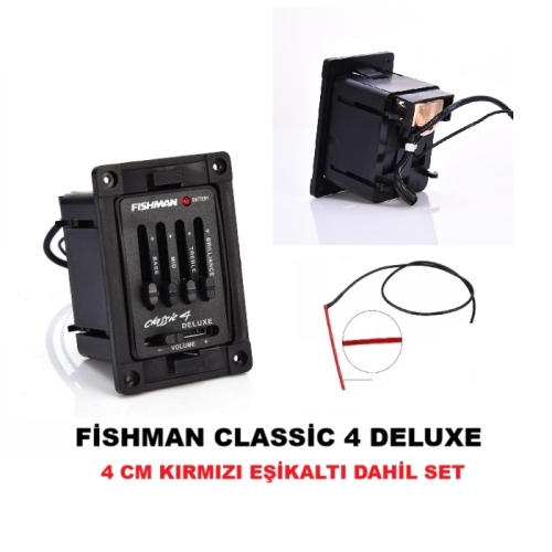 FİSHMAN CLASSİC 4 DELUXE EKOLAYZER (KIRMIZI EŞİKALTI DAHİL SET)